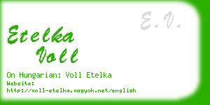 etelka voll business card